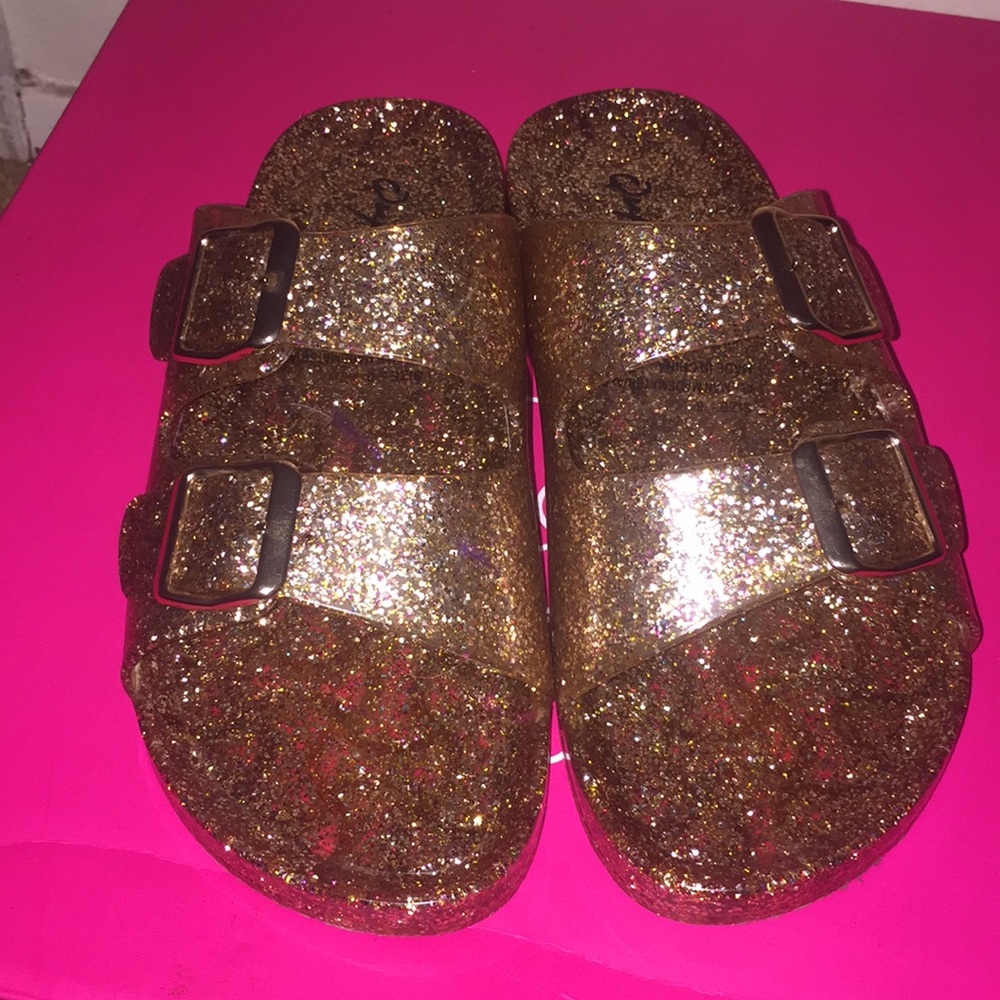 Glitter gel slides